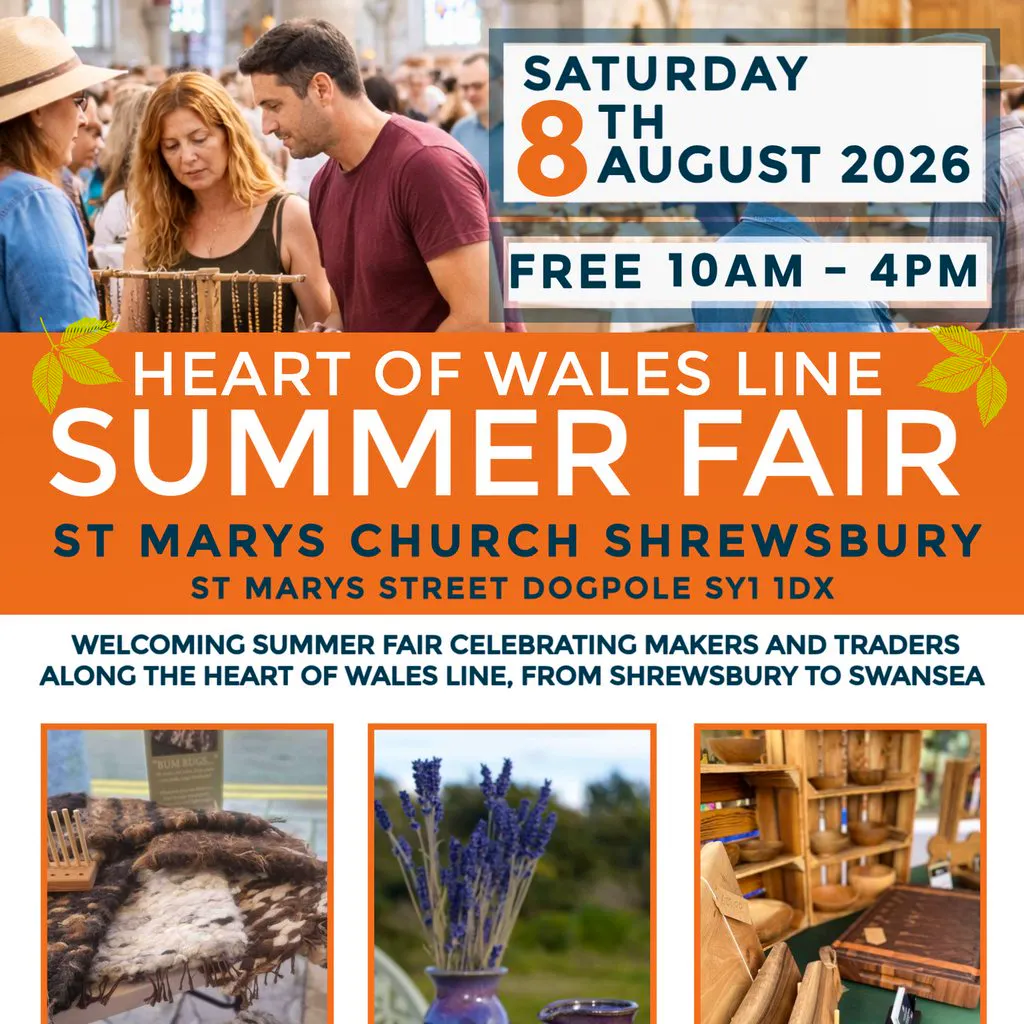 Heart Of Wales Line Summer Fair at St Marys Church