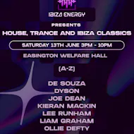 Ibiza Energy Presents : House, Trance & Ibiza Classics at Easington Colliery Welfare Hall