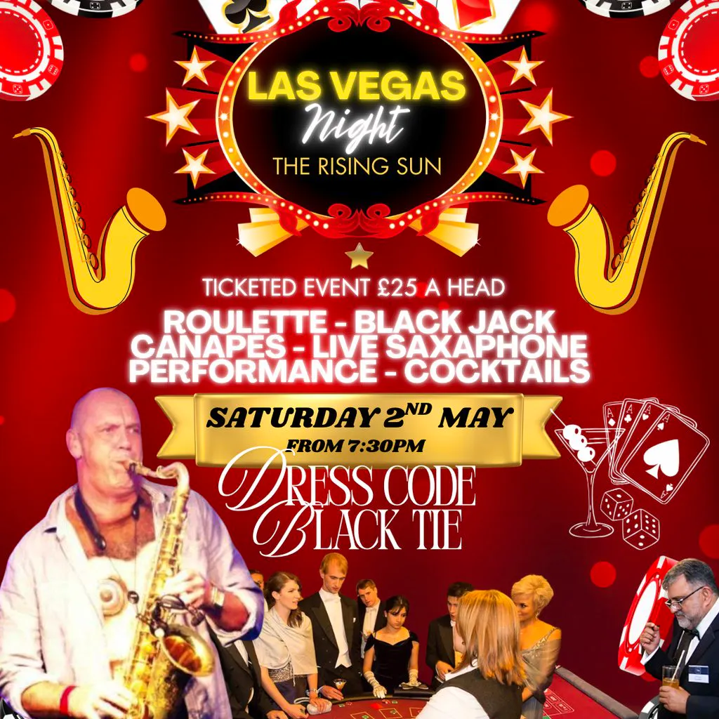 The Rising Suns Las Vegas Night at The Rising Sun Newport