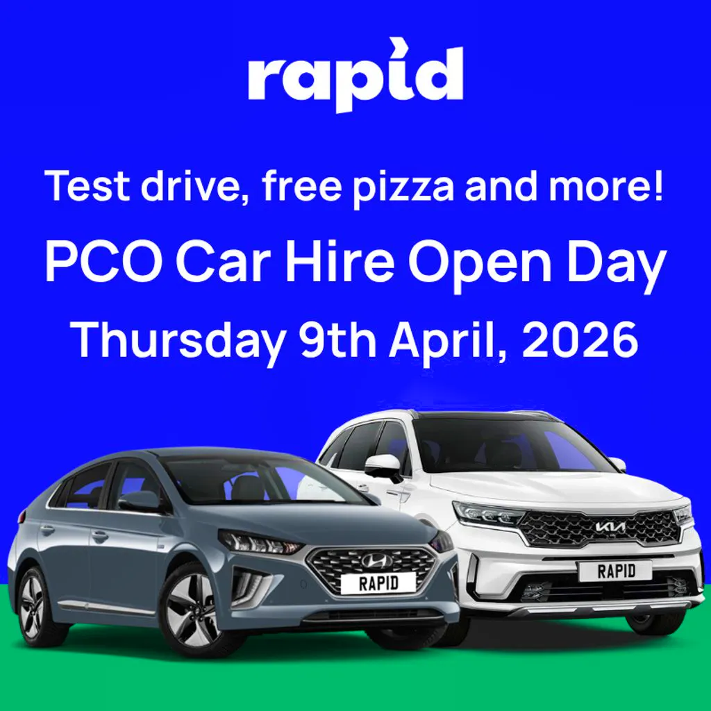 PCO Car Hire Open Day - Free Sign Up at Rapid PCO Office
