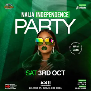 Afro Room Nigerian Independence Party At Club 22 Sat 3rd Oct