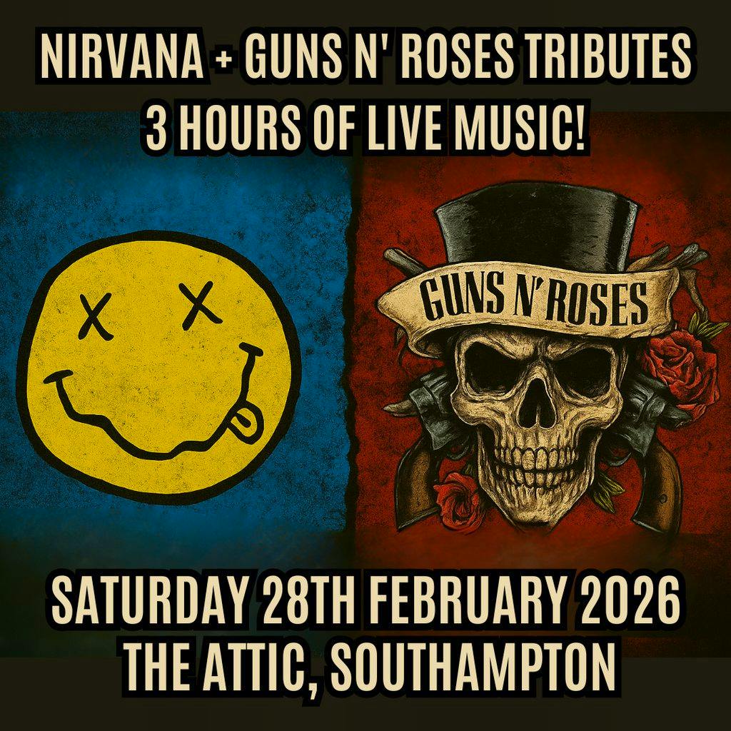 Bras N' Roses + Nirvanher at The Attic, Southampton at The Attic Southampton
