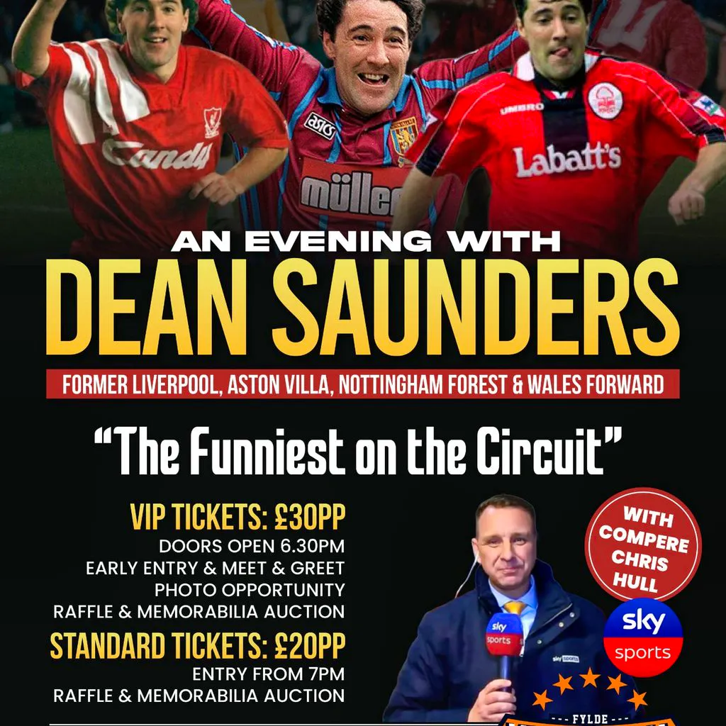An Evening with Dean Saunders at The Bloomfield Club
