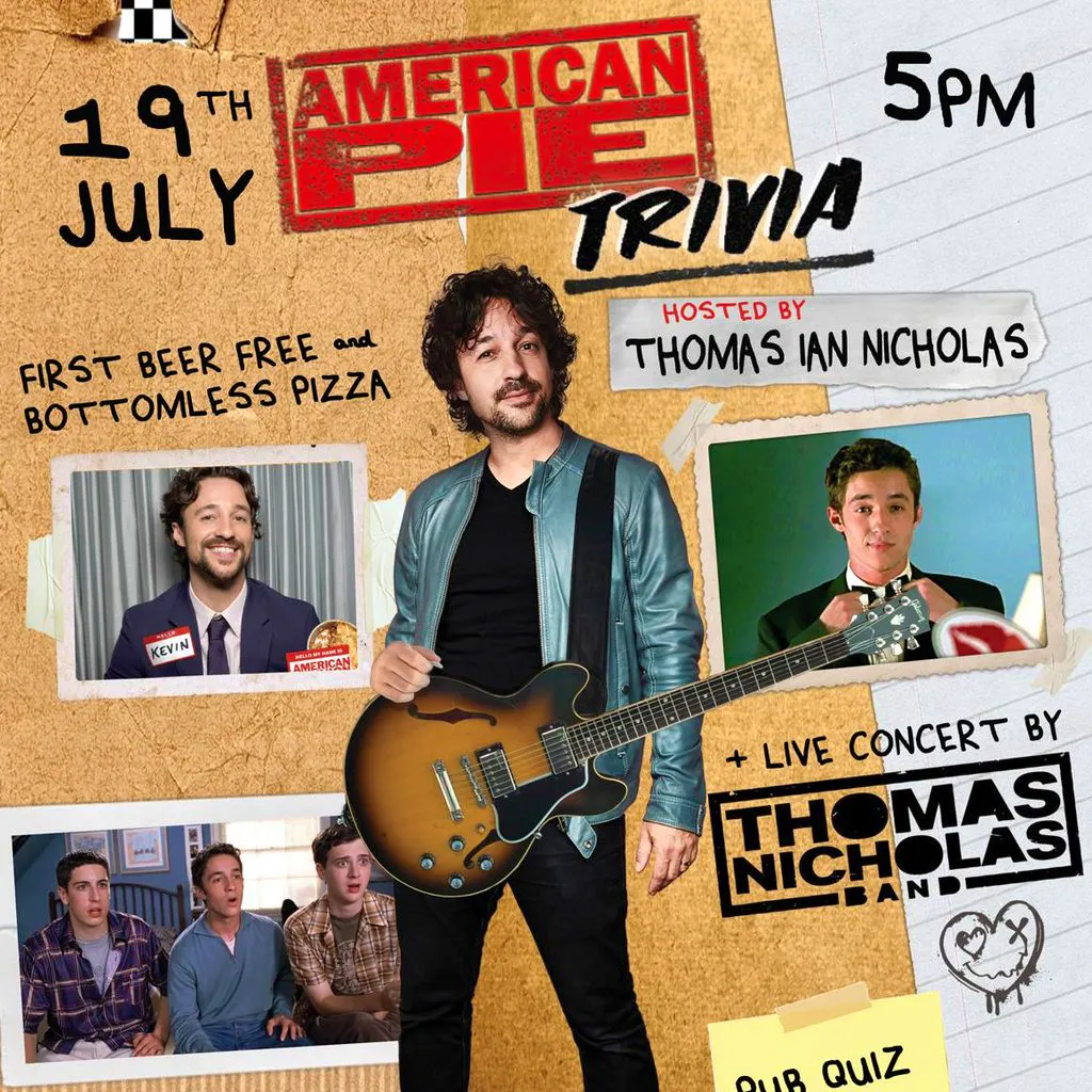 American Pie Trivia hosted by Thomas Nicholas at Clwb Crown