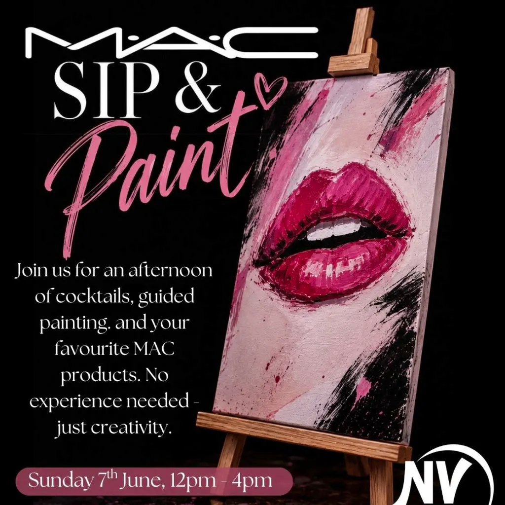 MAC Sip & Paint in collaboration with Noir Vybez at The Delphine, Princes Square