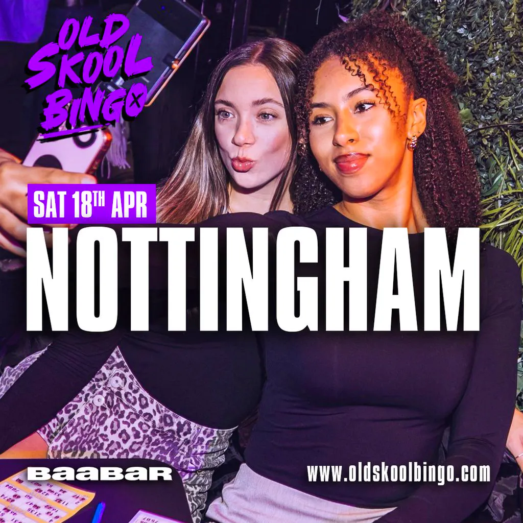 Old Skool Bingo Sat 18th April at Ng One Nottingham