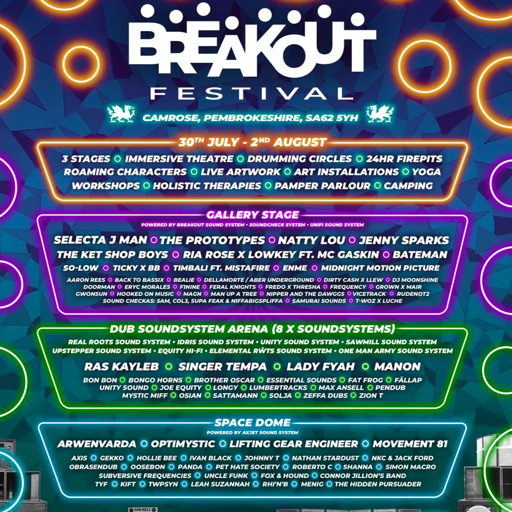 Breakout Festival 2026 at Cox Heath Farm