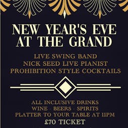 New Years Eve at the Grand Tickets | The Grand Warrington  | Fri 31st December 2021 Lineup