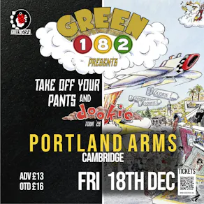 GREEN 182 Presents 'Take off your Pants and Dookie Tour 26'