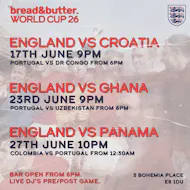 England vs Ghana @ Bread and Butter Arch at Bread And Butter Arch