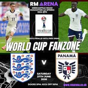 World Cup Fanzone: England V Panama 27th June 2026
