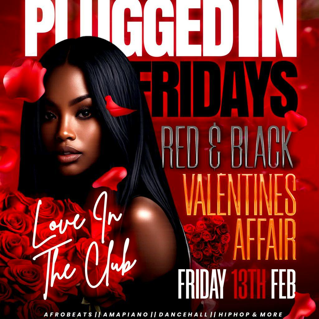 Plugged In Fridays Red & Black Valentines Affair at Enish
