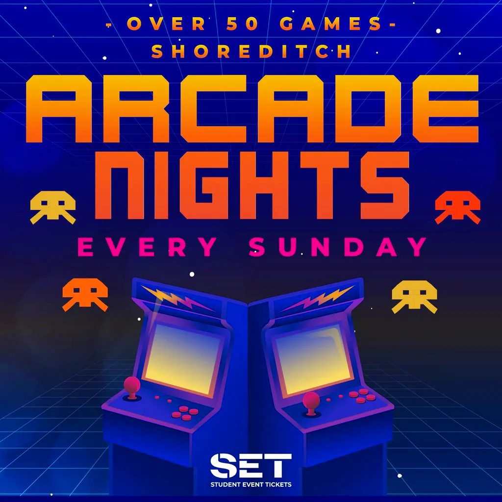 Arcade Nights Every Sunday @ NQ64 Shoreditch at NQ64 Shoreditch