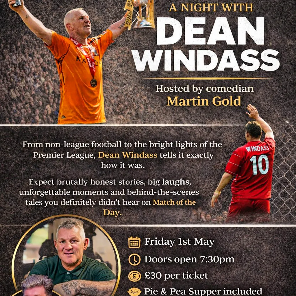 A Night with Dean Windass at The Abbey Pub
