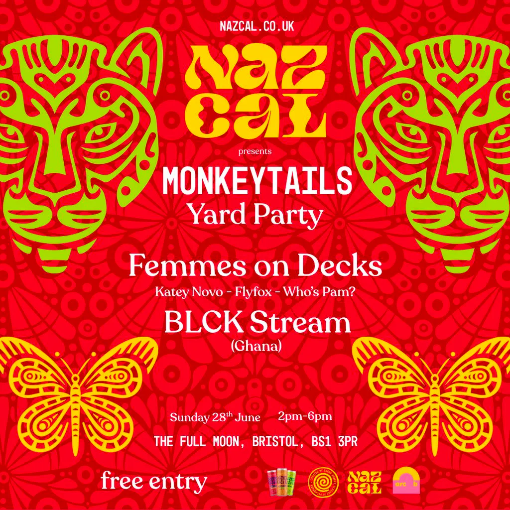 Nazcal Presents: Monkeytails Yard Party at The Full Moon And Attic Bar