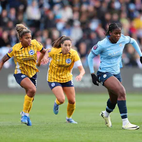WOMEN'S FA CUP FINAL: Brighton and Hove V Man City