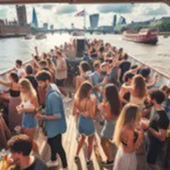 Party Party London boat party + free after party £10 flash sale at Crown Pier