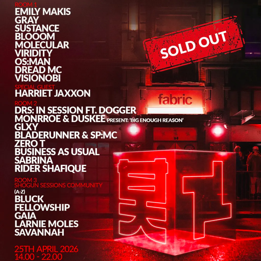FABRICLIVE x Shogun Sessions at Fabric London