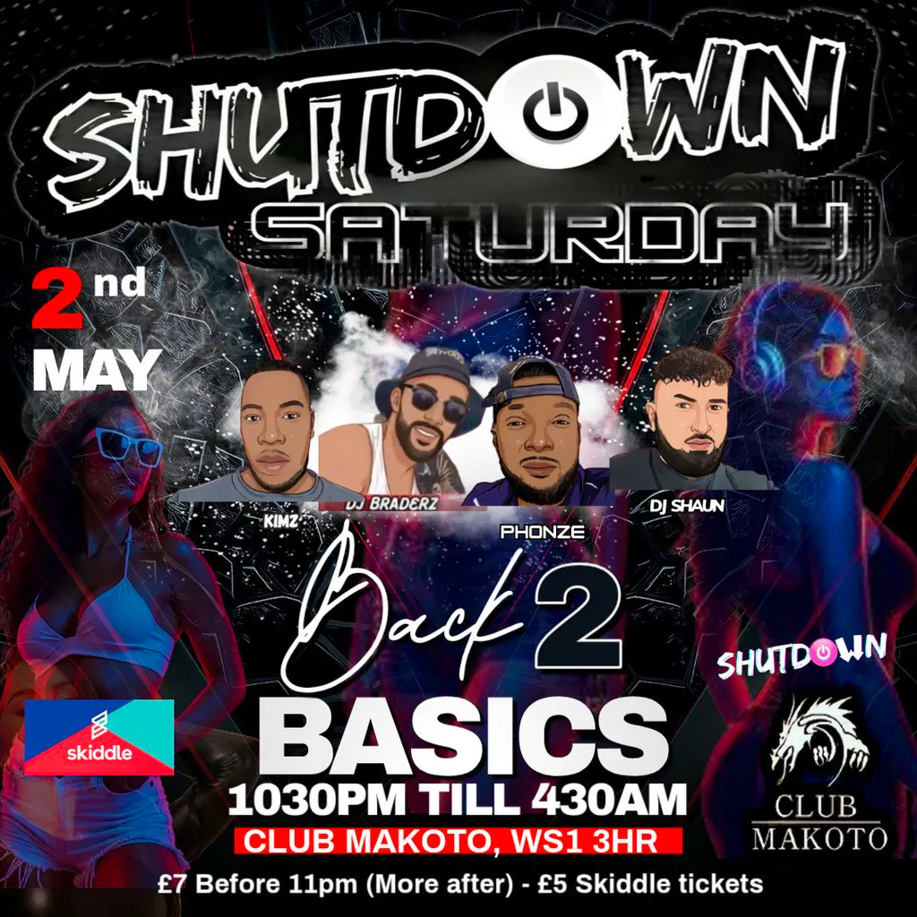 Shutdown Saturday [Back to Basics] at Club Makoto