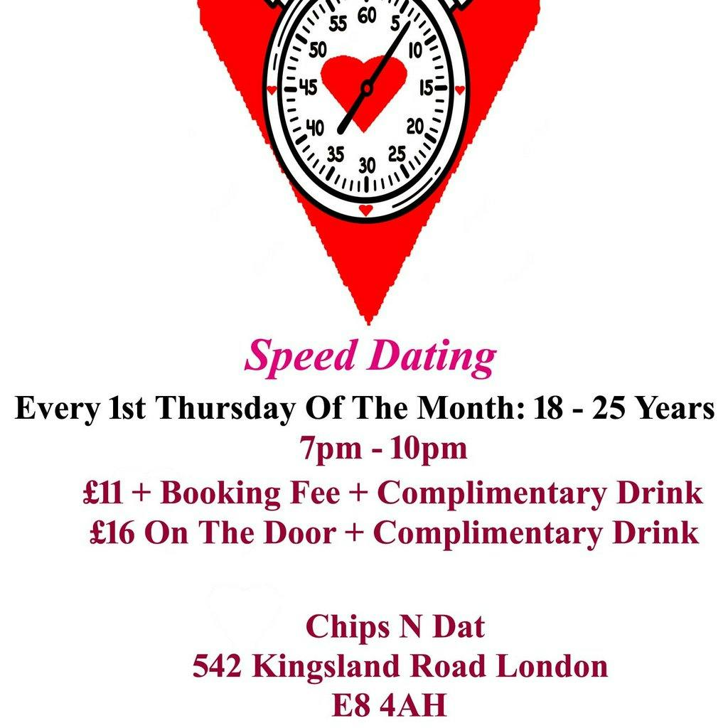 Tickets Speed dating 18 25 years Thursdays Chips N Dat London Thu