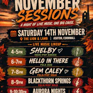 November Sessions at Ashton at TR13 9RW