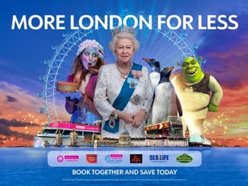 Merlin’s Magical London: 3 Attractions In 1: Sea Life & Shrek’s Adventure! & Madame Tussauds