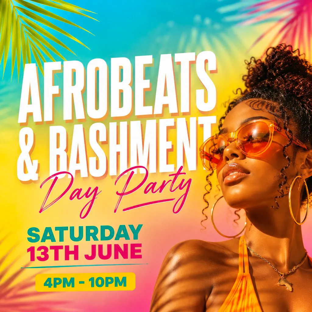 Afrobeats & Bashment Day Party (£5 B4 6PM With Ticket) at Brixton Storeys