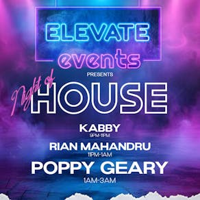 Elevates night of house