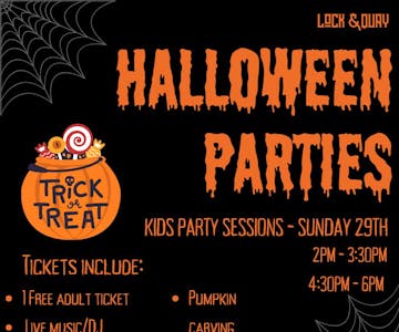 Halloween Kids party sessions