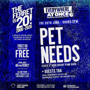 Everywhere At Once x The Ferret is 20! ft PET NEEDS + guests