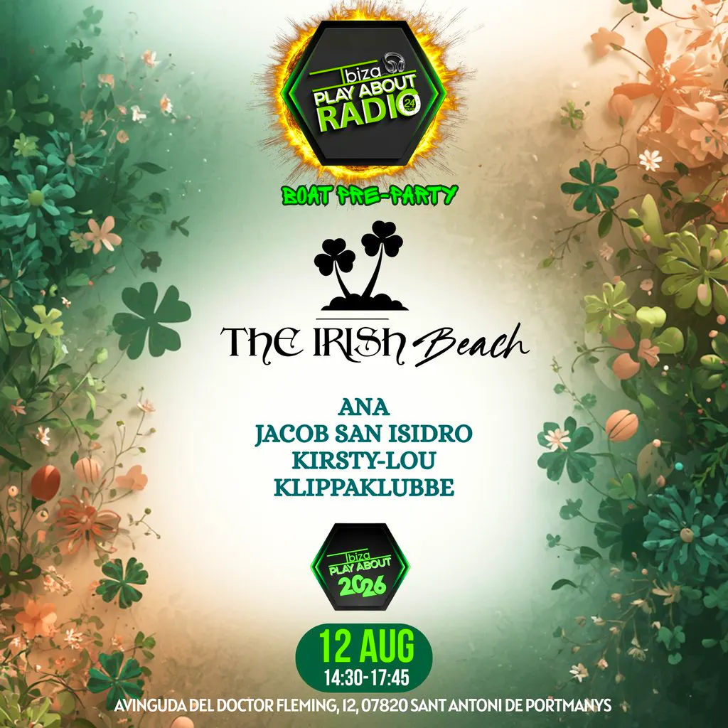 Ibiza PlayAbout Radio Fest: Eclipse Boat Pre-Party at The Irish Beach Bar