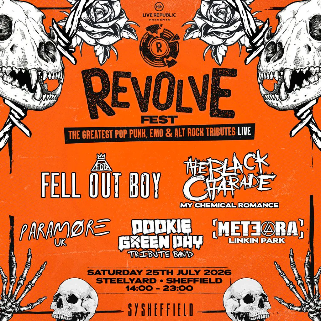 Fell Out Boy & Black Charade | Revolve Festival | SY Sheff at SYSheffield (Steel Yard)