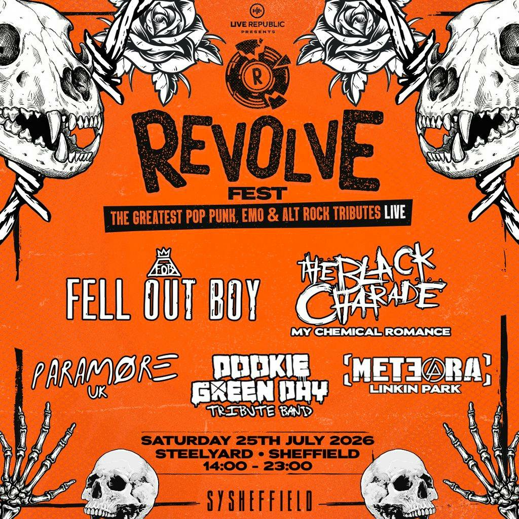 Fell Out Boy & Black Charade | Revolve Festival | SteelYard at SYSheffield (Steel Yard)