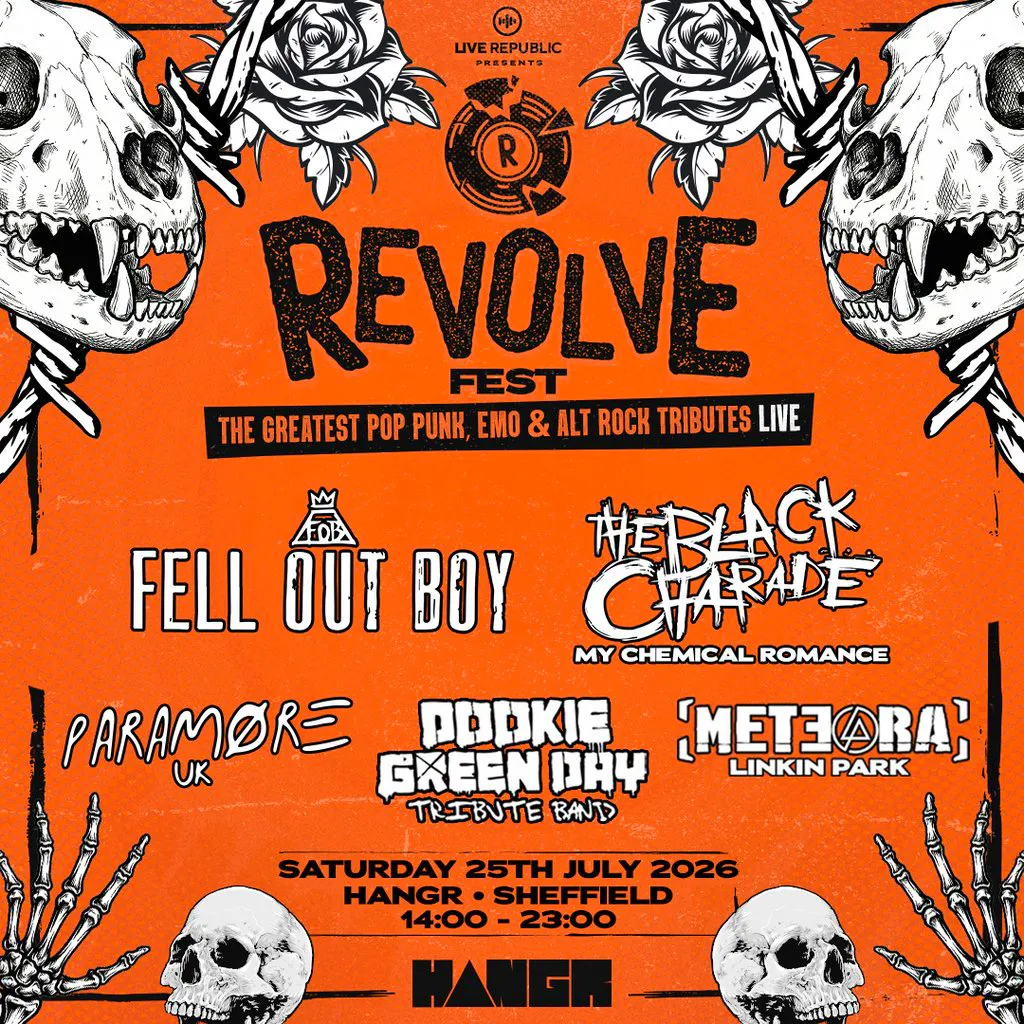 Fell Out Boy & Black Charade | Revolve Festival | HANGR Sheff at SYSheffield (Steel Yard)