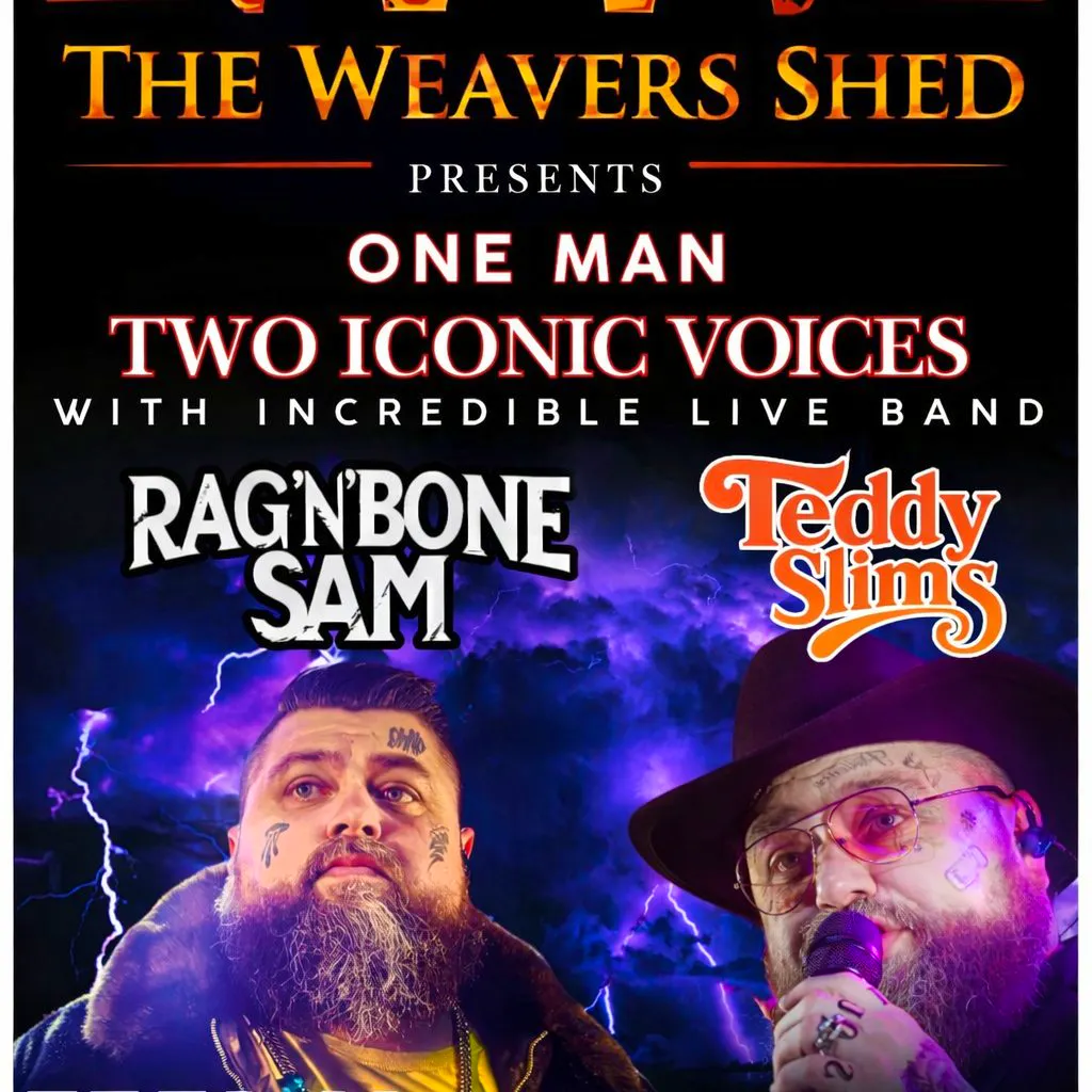 Rag N Bone Sam & Teddy Slims at The Weavers Shed Golcar Huddersfield
