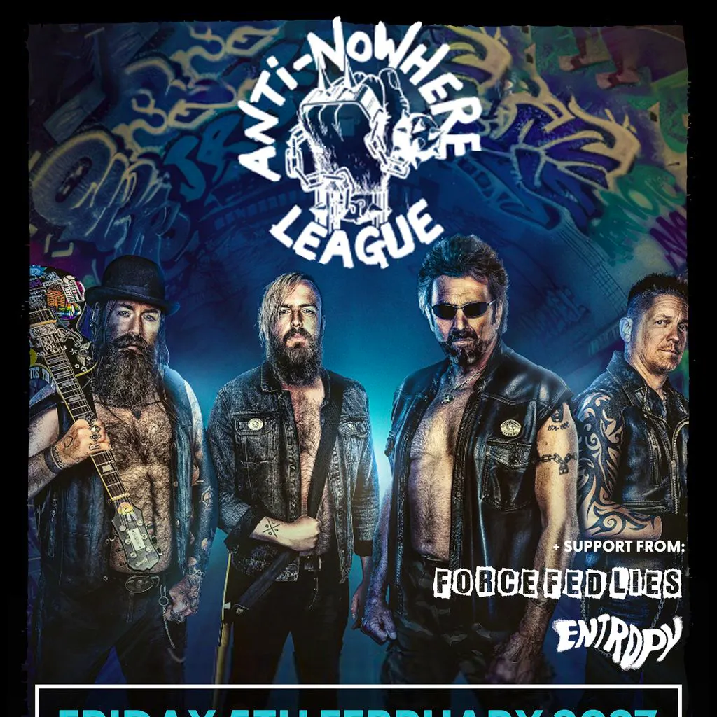 Anti-Nowhere League + Force Fed Lies + Entropy at Holy Diver