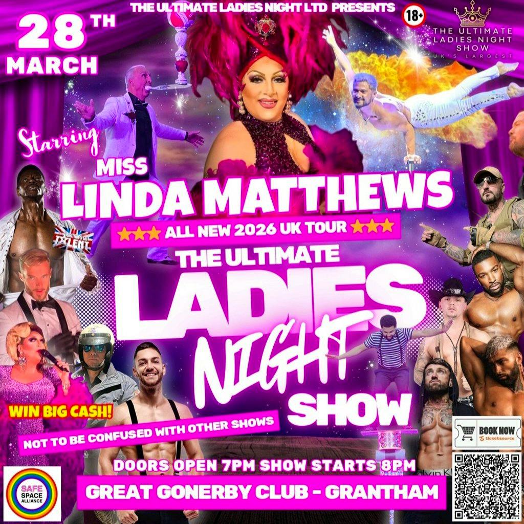 The Ultimate Ladies Night Show at Great Gonerby Social Club
