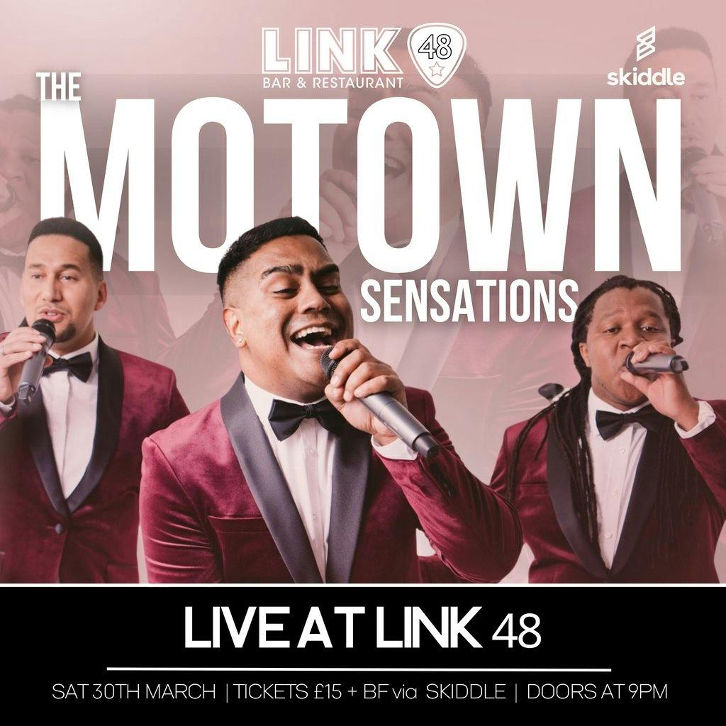 The Motown Sensations Live at Link 48 Tickets Link 48 Bar And