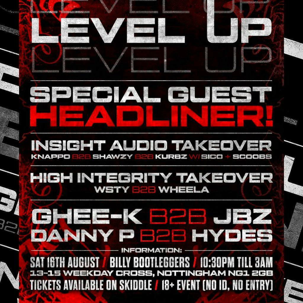 Elevation Raves Presents: LEVEL UP | Billy Bootleggers
