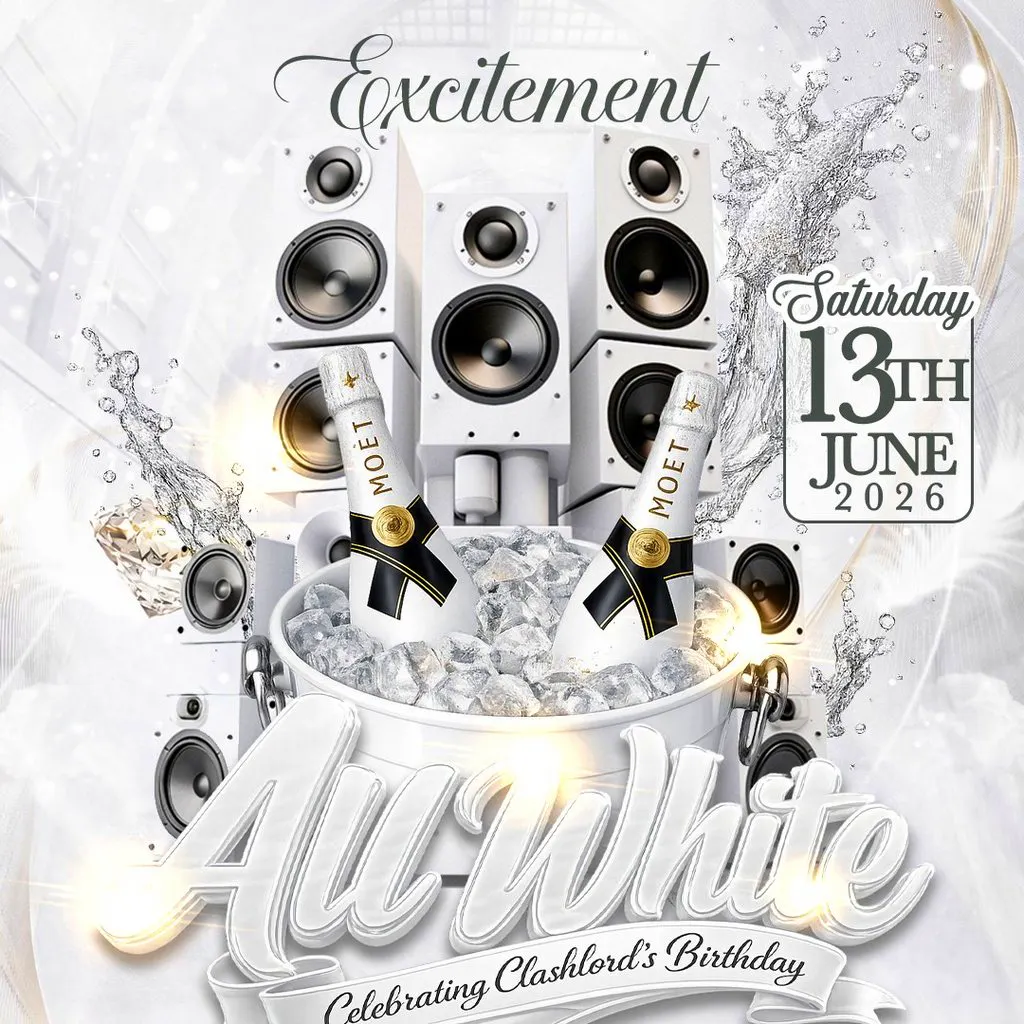 Exclusive - All White - Celebrating Clashlord's Birthday at Crystals Banqueting