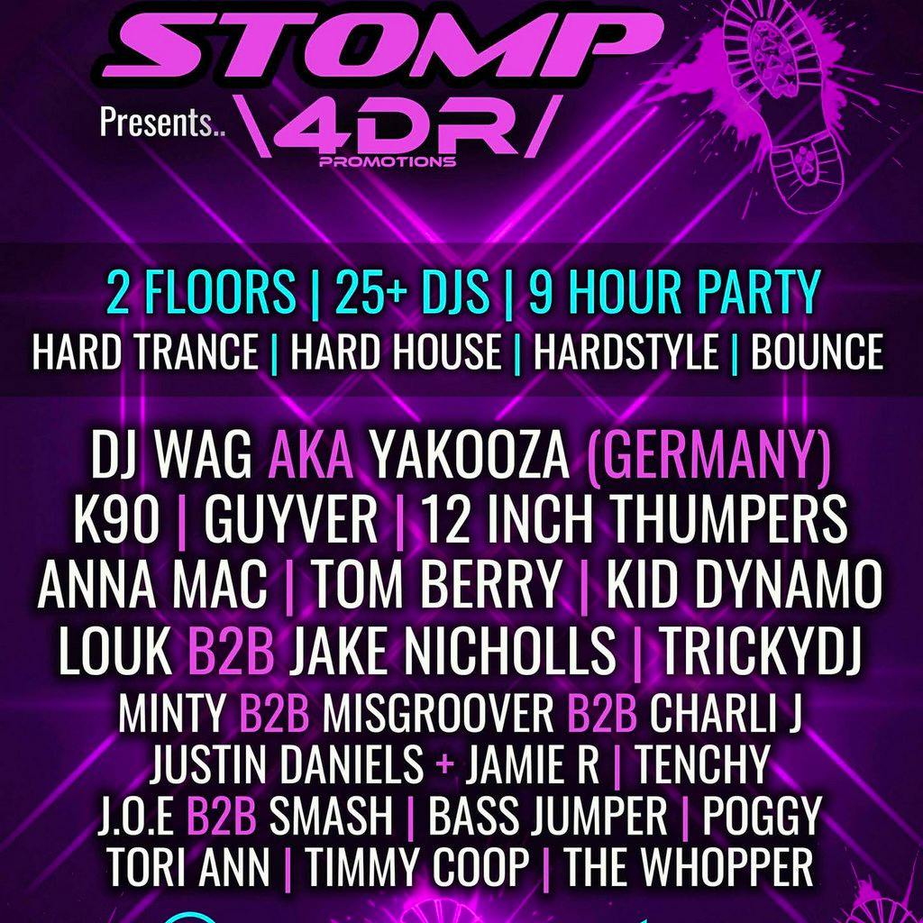 Stomp presents 4DR at Levels Bar