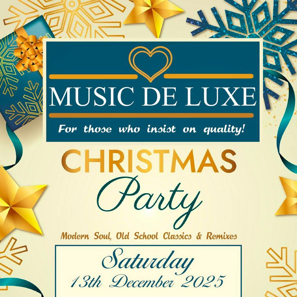 Music De Luxe Christmas Party at Northenden Golf Club