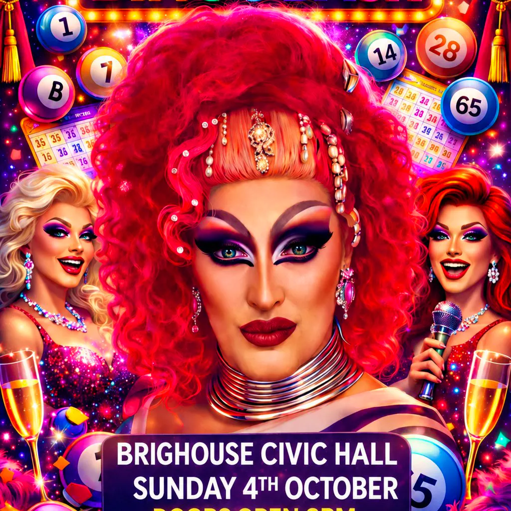 Drag Bingo Show at Brighouse Civic Hall LIVE