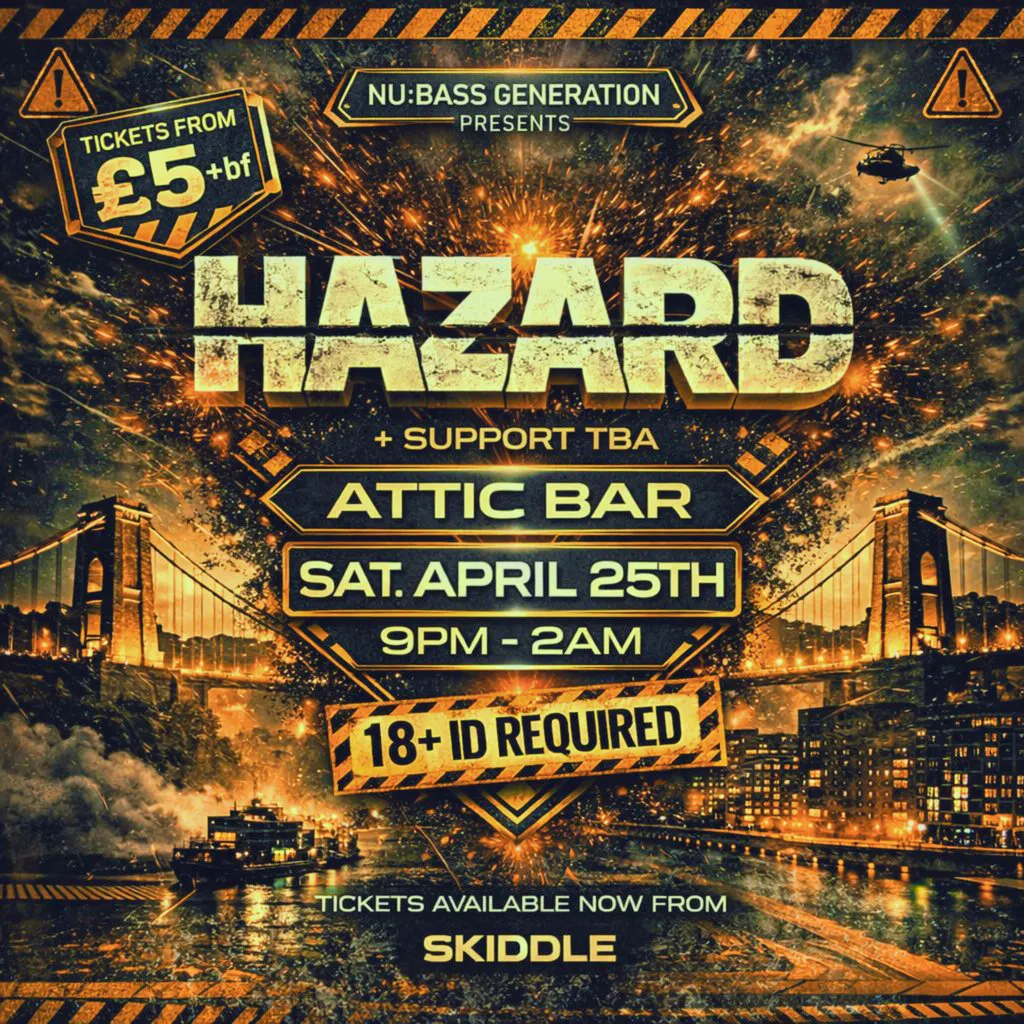 Nu:Bass Generation Presents: Hazard + support at The Full Moon And Attic Bar