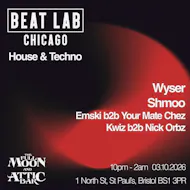 Beat Lab Chicago Presents: Shmoo & Wyser at The Full Moon And Attic Bar