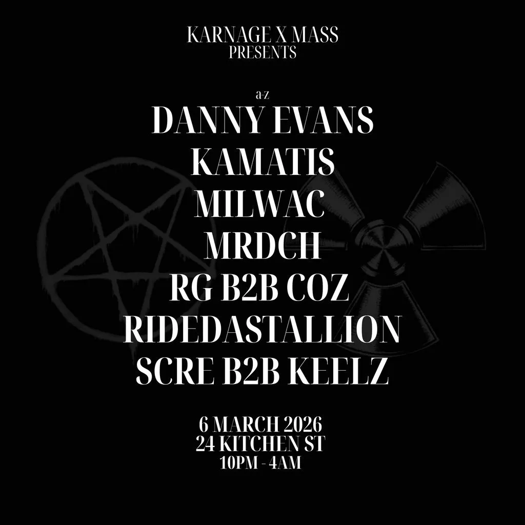 KARNAGE x MASS at 24 Kitchen Street