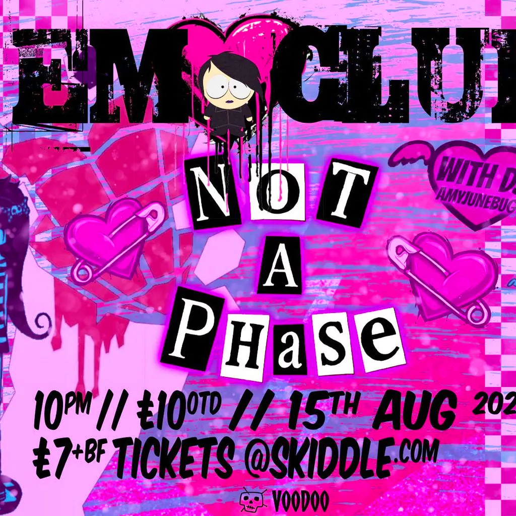 Not A Phase Emo Club at Voodoo Belfast
