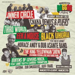 Manchester Reggae Festival Tickets | Manchester Academy  Manchester   | Sat 30th July 2022 Lineup