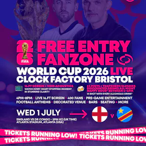 World Cup 2026 - England vs DR Congo [FREE ENTRY]