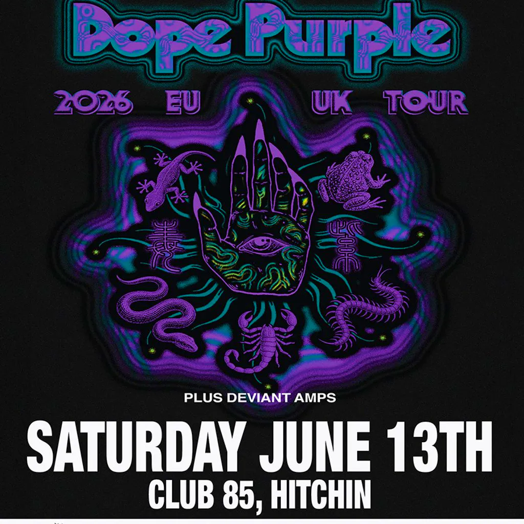 Dope Purple UK Tour 2026 at Club 85
